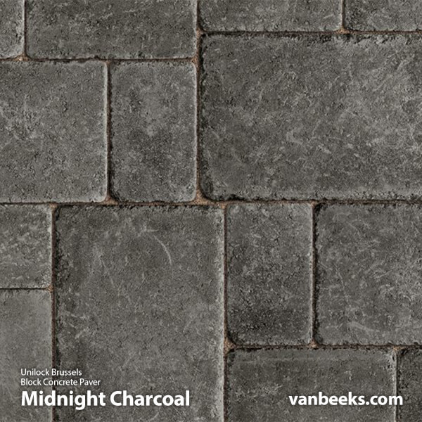 Brussels Block Midnight Charcoal